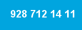 928 712 14 11 928 712 14 11